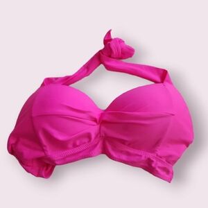 👙2 for $20👙NWT Hot pink push-up swimsuit bikini top, M